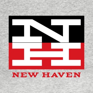 New Haven Railroad 1954 Tricolor Logo With Name T-Shirt